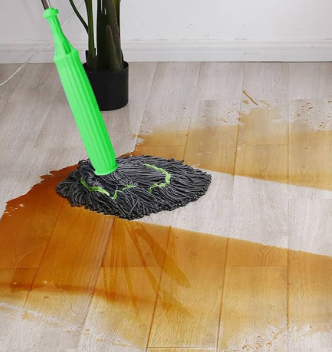 Fiber Fabric Self-twisting Dehydrated Mop | Hard Floor Cleaning Mop