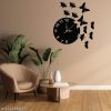 Beautiful Butterfly  Wooden Wall Clock 3d Wooden Wall Art , Wall Décor